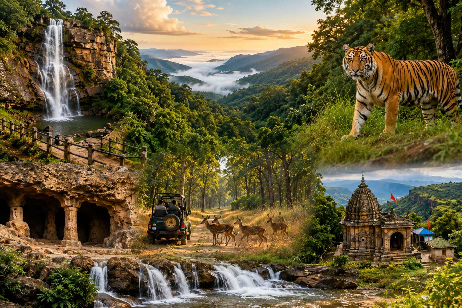 Pachmarhi Kanha Wildlife Tour Package